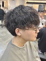 ニアウ 伊勢崎連取店(Niau)&nbsp;メンズマッシュパーマツイストスパイラルパーマ波巻きパーマ