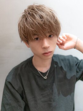 ユウ 渋谷(U) 束感モテる/ツーブロック/ハイトーン/ハイライト/メンズマッシュ