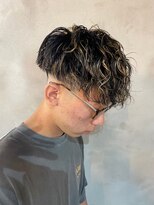 オーバー 町田店(OVER)&nbsp;メンズハイライト ハイトーン  メンズショート