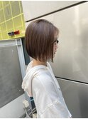 ぱつっと可愛いボブ