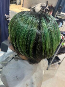 ファブ(fab) 個性的デザインカラー/グリーン