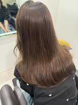 ロウ 町田(ROW)&nbsp;大人かわいいエギョモリ ミルクティーブラウン ひし形シルエット
