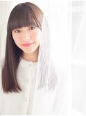 TRE南流山 美髪♪ぱっつん前髪フルバング×うる艶ストレートb