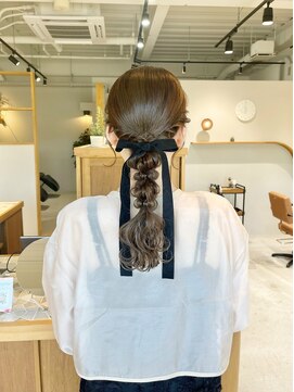 リコ(RICO) タイト×編みおろしアレンジ