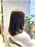 大人可愛い大人美人くすみカラーアッシュグレーベージュ