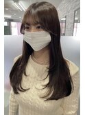 ～韓国ヘア　ブラウンヘア＋レイヤーカット～【Ria 大阪 梅田】