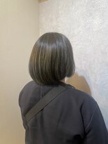 ウィスプ 赤羽店(wisp)&nbsp;後ろ下がり艶髪ボブウルフ×冬の髪質改善ケアカラー#3