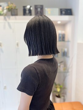 シュク 高円寺(SYUK) 切りっぱなしボブ/韓国ボブ/髪質改善カラー/SYUK高円寺【青木】