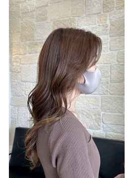 ヴァン カウンシル 川口店(VAN COUNCIL) つやブラウンベージュ×ゆるふわ巻き髪ロング