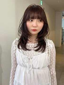 ニコフクオカヘアーメイク(NIKO Fukuoka Hair Make) 【NIKO】レイヤーカット.くびれレイヤー.チョコレートカラー