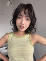 ラフ 新宿(Laff) ボブパーマ/切りっぱなしボブ/くびれヘア/簡単スタイリング