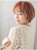 ■ハイトーンカラー/透明感カラー/ブリーチカラー☆小顔ショート