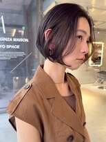 スクリーンギンザメゾン 銀座(SCREEN GINZA MAISON.)&nbsp;黒髪カタログ/クラゲヘアー/オリーブグレー/銀座