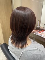 ヘアーサロンデフォーエバーヴィーダ(hairsalon de Forever vida)&nbsp;ピンクブラウン×ウルフカット