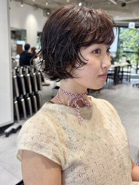 フィルムス 表参道(FILMS) ココアベージュ/黒髪/クラゲヘアー/オリーブグレー/ボブ/表参道