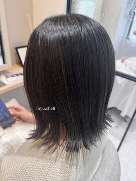 シェルバイコソラ(SHELL by kosora) ナチュラル極細ハイライト