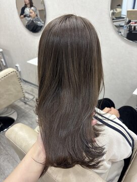 ソア 並木坂(Soa) 韓国ヘア/顔周りカット/レイヤーカット/ベージュ/ロング