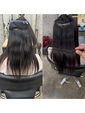  #髪質改善#縮毛矯正#美髪矯正#レイヤーカット#白髪ぼかし