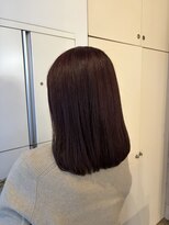 ディシェーレローブ(die Schere Lob)&nbsp;ピンクブラウンで白髪ぼかしカラー