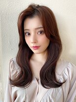 エイミーバイアフロートザガーデン 浦和店(amie by afloat the garden)&nbsp;大人かわいい外ハネセミロング × ミルクティーベージュ【浦和】