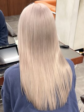 ニコ トウキョウ 渋谷(nico TOKYO) ミルクティーベージュダブルカラーハイトーン韓国レイヤー