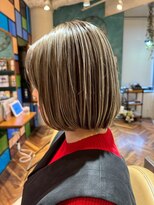 ラックスビー スカイ 大阪梅田店(LUXBE SKY)&nbsp;■ハイトーンボブ■by林