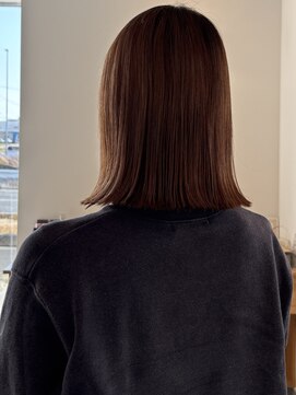 サクヘアー(39 hair) 【116.切りっぱなし・外ハネミディ】レイヤー・レイヤーカット◎