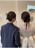 結婚式お呼ばれヘア