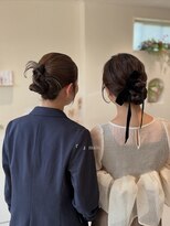 メイン(『　　』main)&nbsp;結婚式お呼ばれヘア