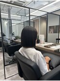 切りっぱなしボブ