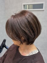 ヘアデザインファブロ イオンモール宮崎店(hair design FABRO.) 【大人ショート/ラベンダー/バイカルテ】
