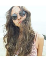 メロウ(MELLOW)&nbsp;スモーキーＡＳＨカラー＋ブリーチハイライトカラーＧ