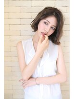 ヘアアンドメイク 心座(hair&make)&nbsp;綺麗めナチュラルボブ