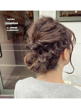 リコモ(Likkle More) 結婚式お呼ばれヘアセット担当中嶋【十条美容室LikkleMore】