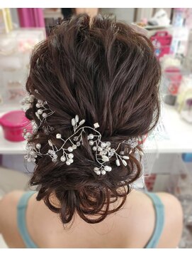 ハナココ 水戸店(hana Coco) ブライダルルーズアップ♪結婚式 二次会 花嫁ヘア 前撮り 水戸