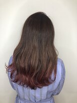 ジーナ 銀座中央通り(Zina)&nbsp;セシルカットフリンジウェーブ×大人かわいい前髪ココアブラウン