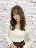 オーロ 西宮店(ORO) 大人かわいいセミディラフウェーブ