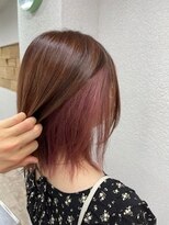 アジールヘア 所沢プロペ通り店(agir hair)&nbsp;インナーピンクカラー10代20代30代レイヤー