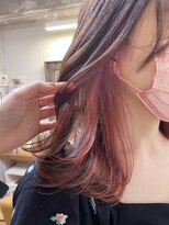 シュリット(schritt) インナーカラー ピンクカラー momoko