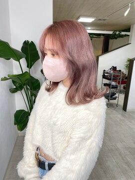 フォース ヘアー(FORCE HAIR) ピンクミルクティー