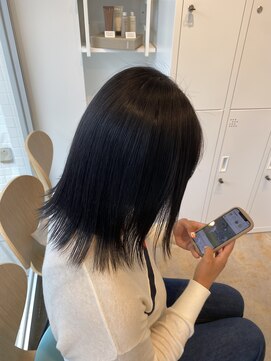 コレット 宇都宮(collet Gigi) 暗髪透明感カラー