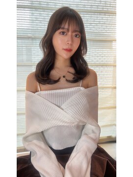 フォルテ ギンザ(FORTE GINZA) 内巻きウェーブグレージュカラー