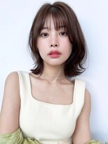 ロンド エスポワール 錦糸町(Lond espoir)&nbsp;〇韓国前髪くびれ巻きヨシンモリピンクベージュシースルーバング