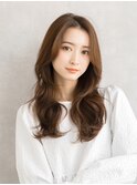 大きめカールが素敵なレイヤーロング