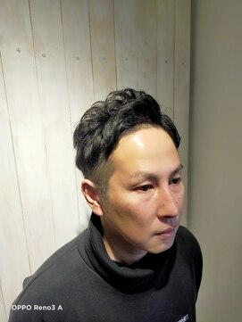 メンズヘアーサロン ヴォヤージュ ヘアー アンド フェイス(Voyage) クセ毛風ピンパーマ