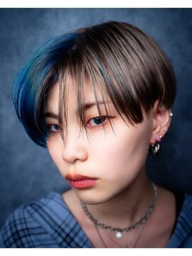 ループフォーヘアー(Loop for hair) ケアブリーチ　ダブルブリーチアシメカラー