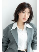 マカロン 郡山本店(MACARON)&nbsp;#58/デザインカラー/レイヤーカット/ウェットヘア/オリーブベー