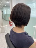 艶カラーショートボブ
