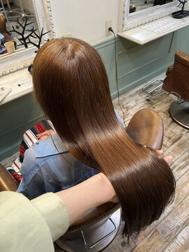アズーア ヘアーアンドスパ(azure hair&spa) 30代40代髪質改善で作る上品ストレート