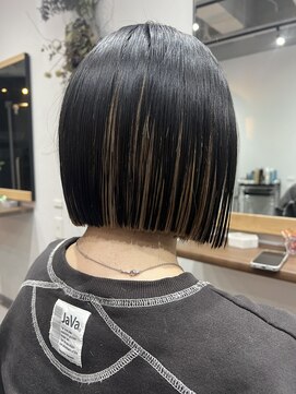 フェリスヘア(feliz hair) インナーカラー× ボブカット